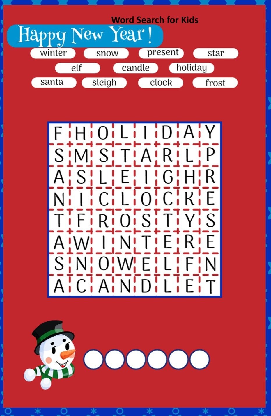 Word Search for Kids